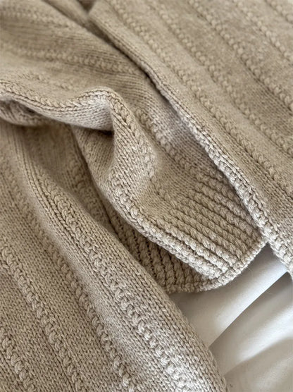 Flow loop V-neck sweater Strikkekit - Otherloops