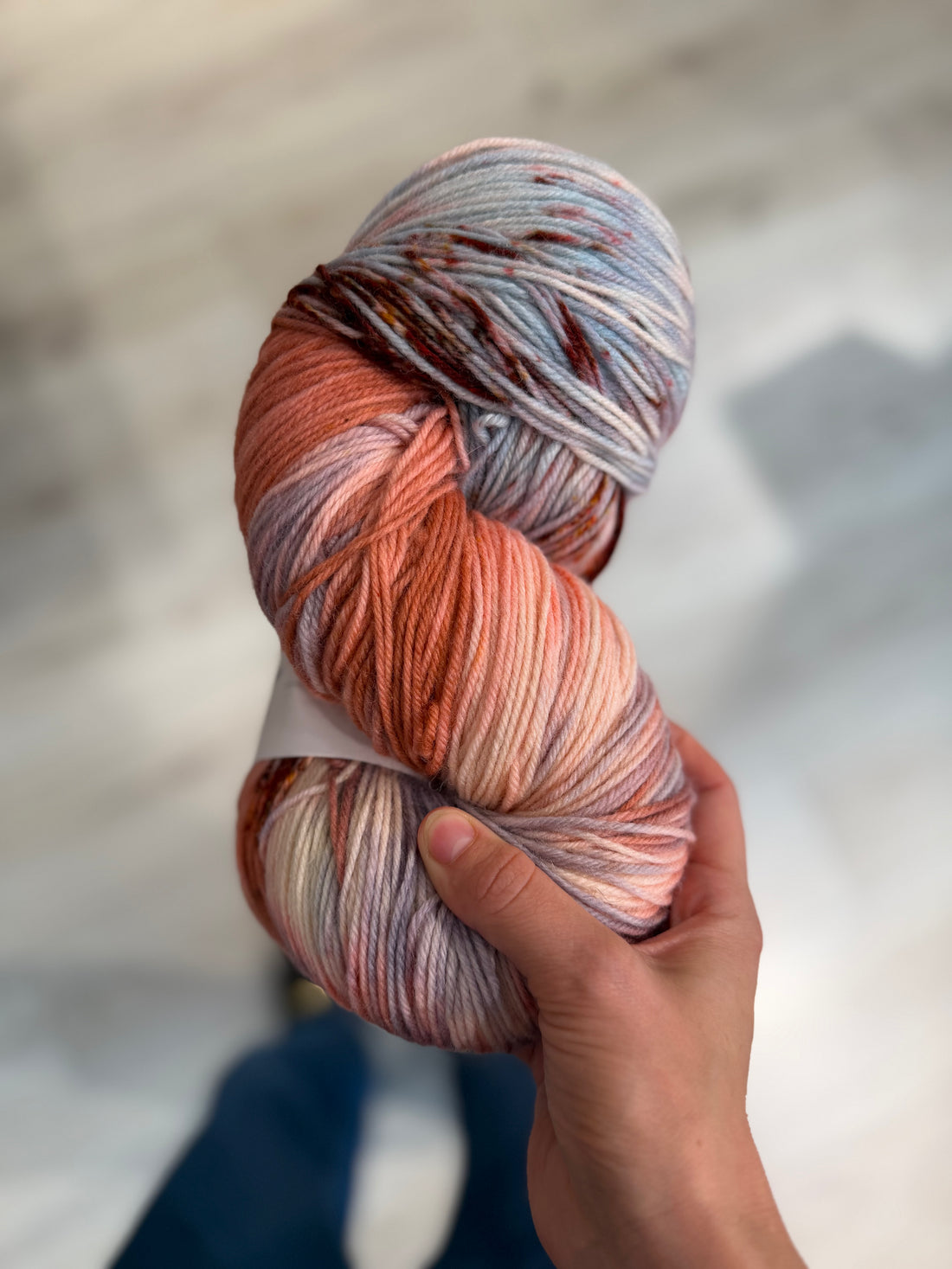 Frankie sweater håndfarvet strikkekit,  - Petiteknit