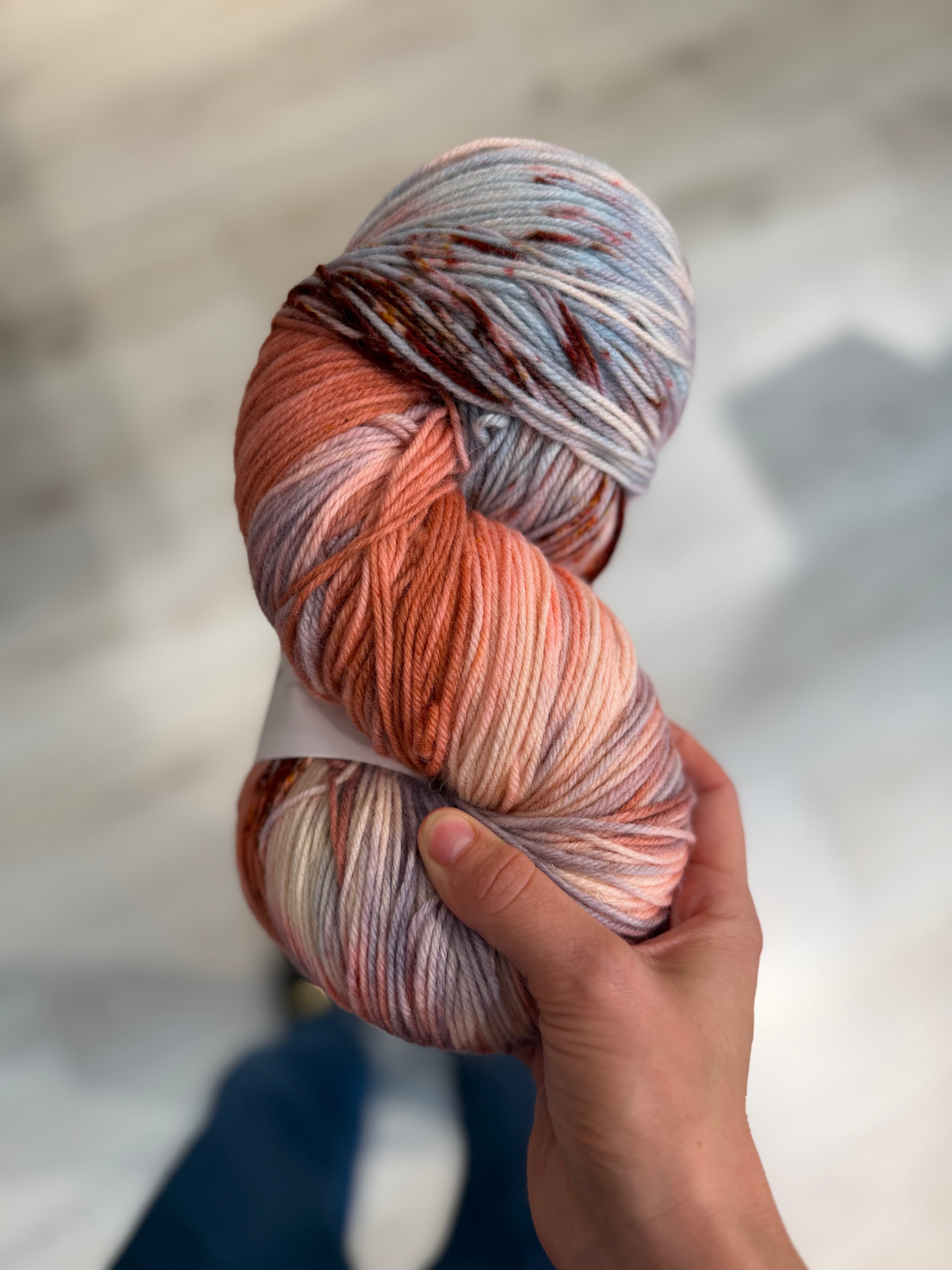 Frankie sweater håndfarvet strikkekit,  - Petiteknit
