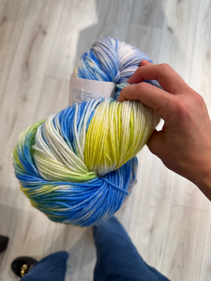 Frankie sweater håndfarvet strikkekit,  - Petiteknit