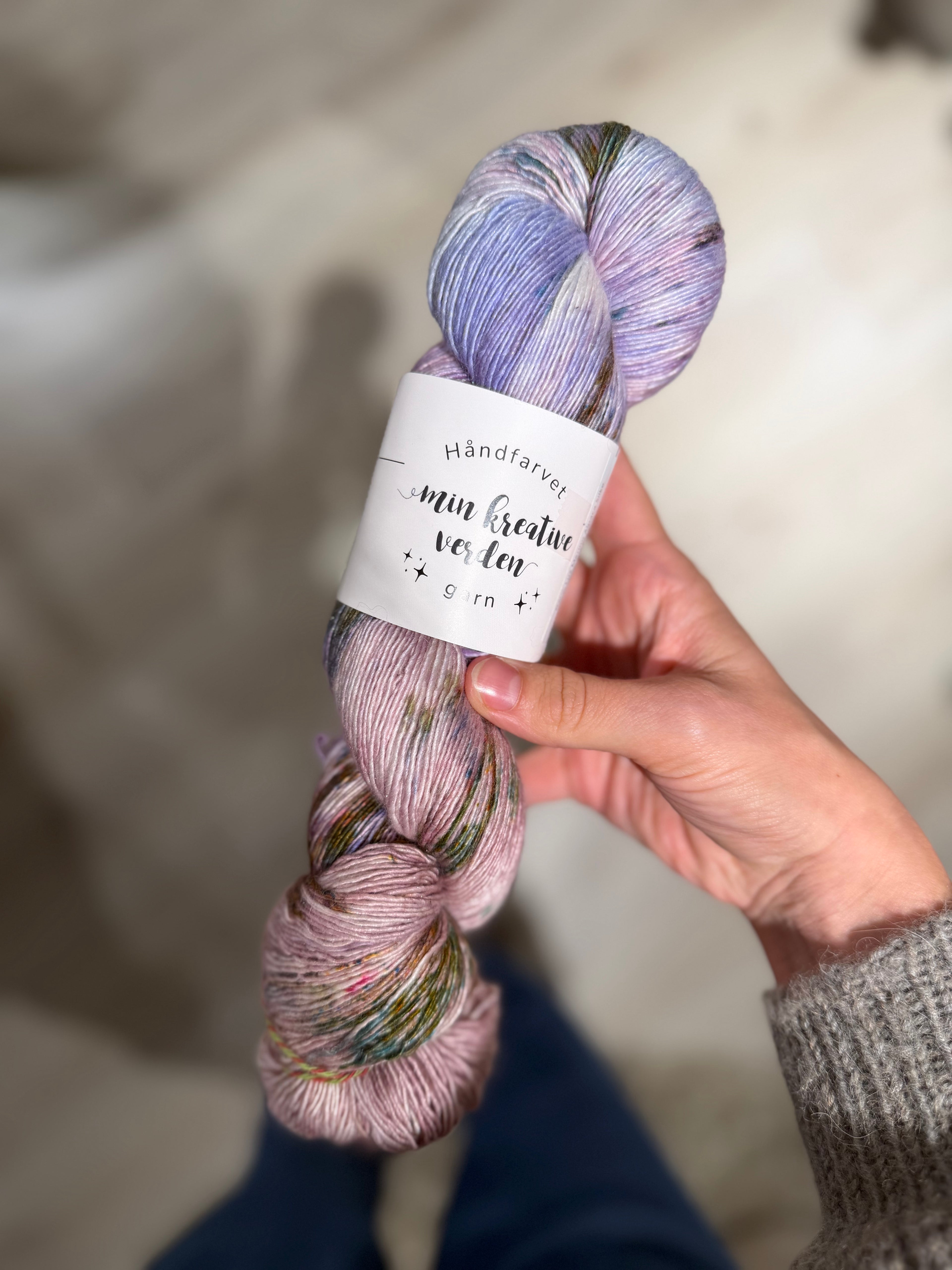 Hoja scarf håndfarvet Strikkekit - Lene Holme Samsøe