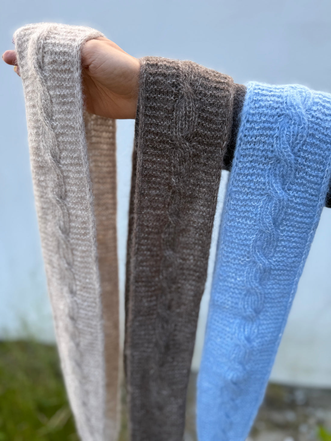 Twist scarf - Opskrift