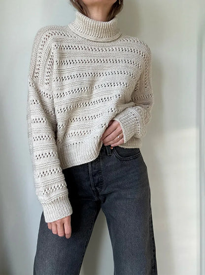 Lacey loop rollneck Strikkekit - Otherloops