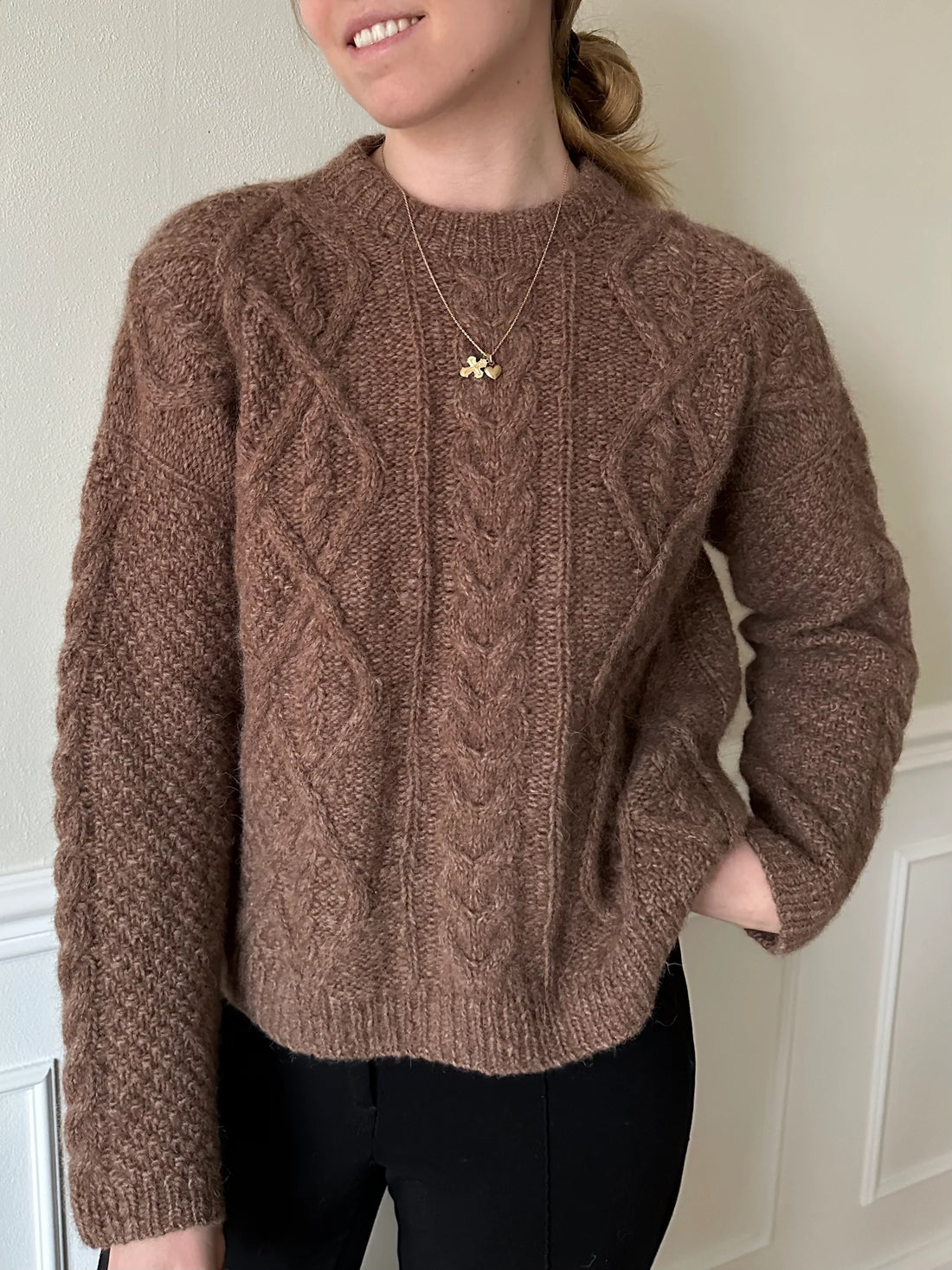 Wire Sweater Chunky Strikkekit - TwinKnits