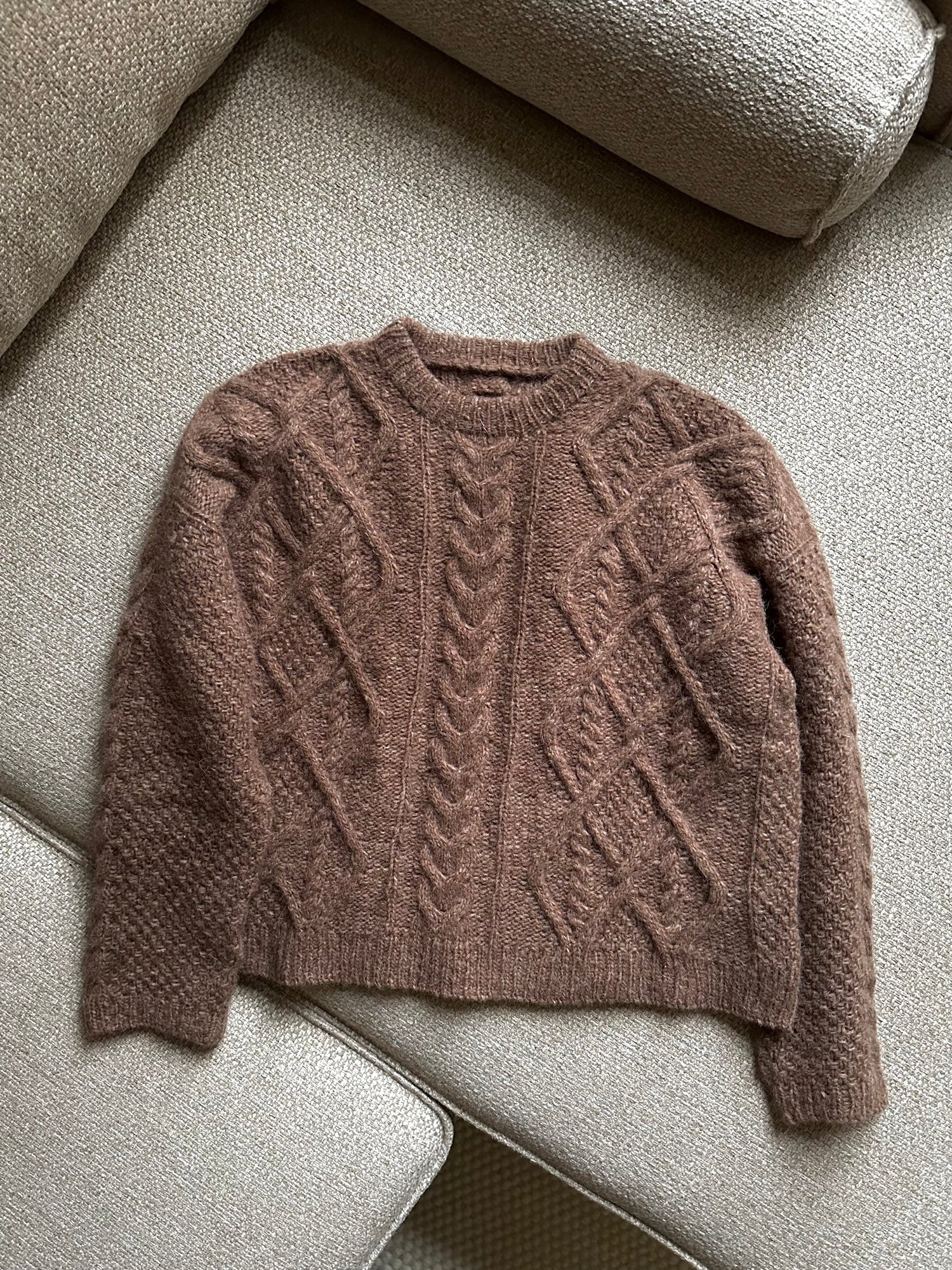 Wire Sweater Chunky Strikkekit - TwinKnits