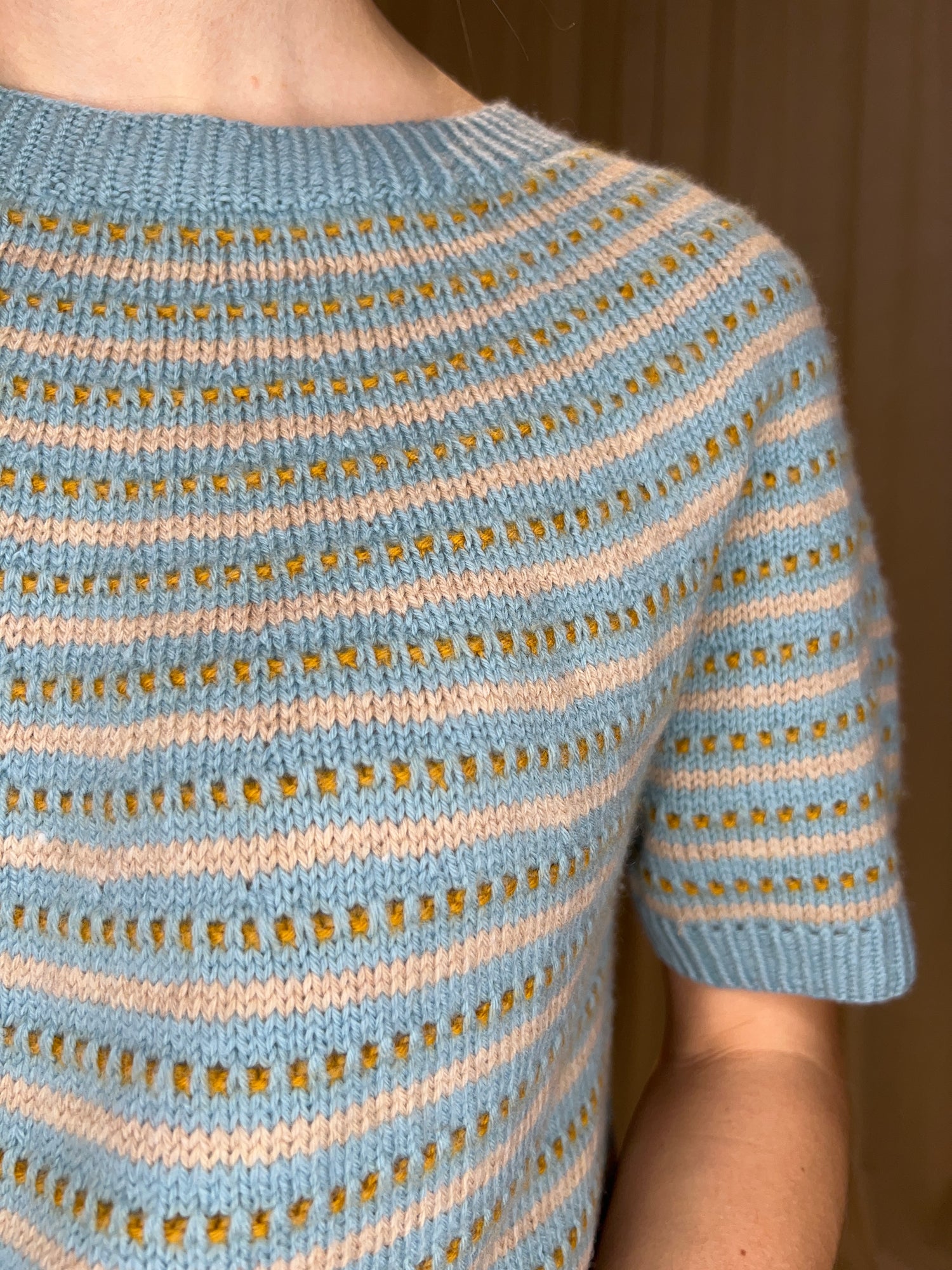 Sørøya T-shirt Strikkekit - Kit Couture