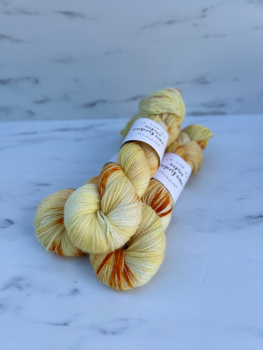Håndfarvet Angel Lite Lace | Gul