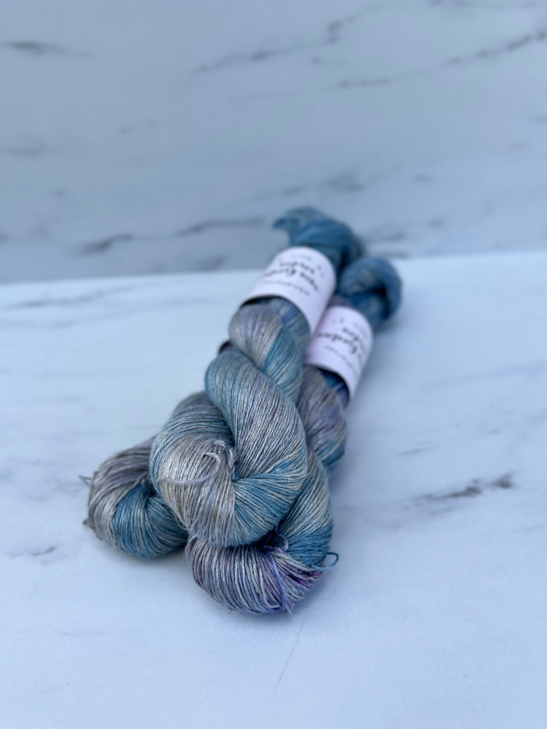 Håndfarvet Vegan Blend | Blå