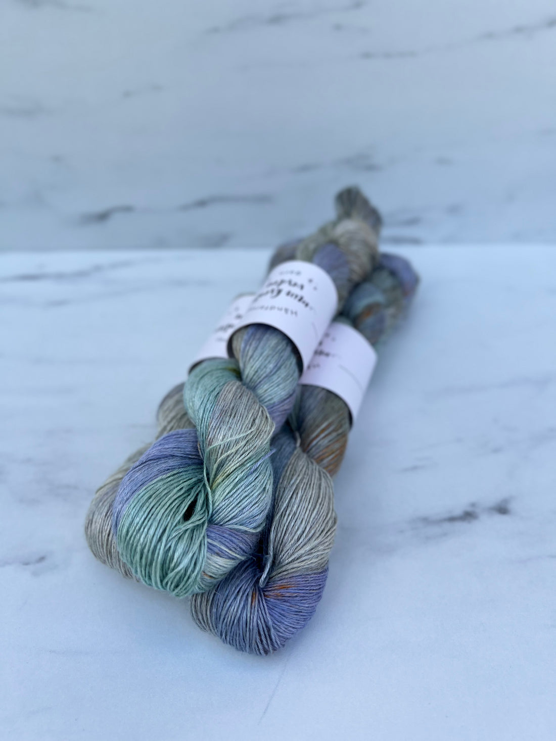 Håndfarvet Vegan Blend | Blå/Lilla