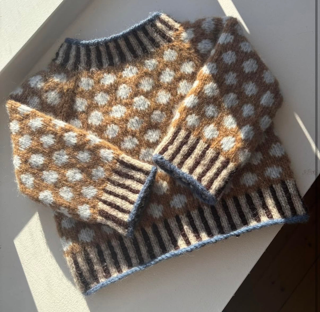 Dotty Lotte barn strikkekit - Karoline Maria Barfod