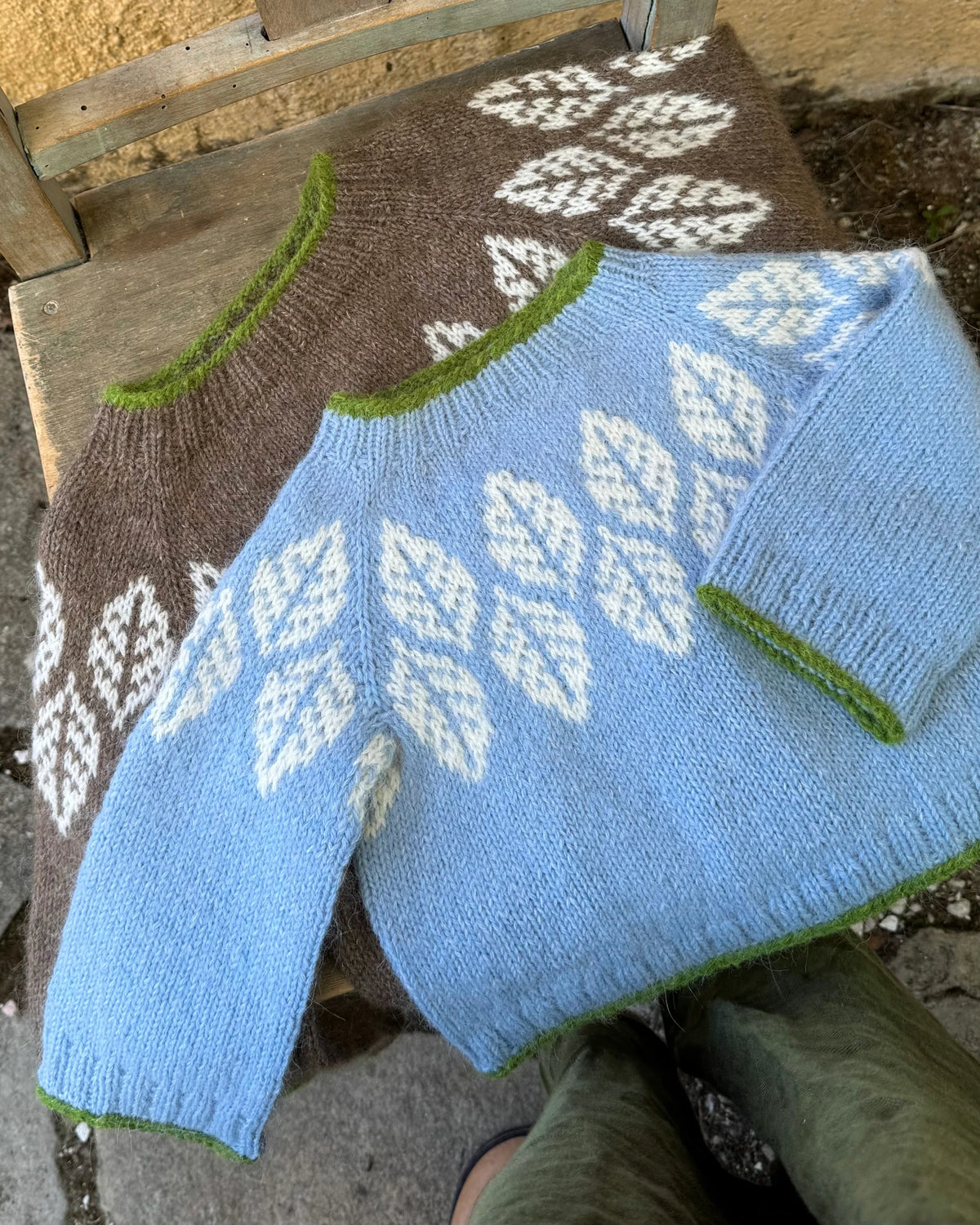 Foglia Sweater strikkekit - Karoline Maria Barfod