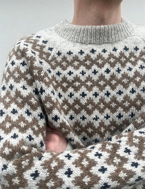 Inge sweater man Strikkekit - Lene Holme Samsøe