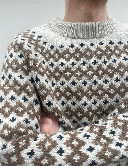 Inge sweater man Strikkekit - Lene Holme Samsøe