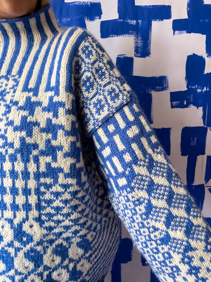 Nordic mix sweater Strikkekit - Laura Dalgaard