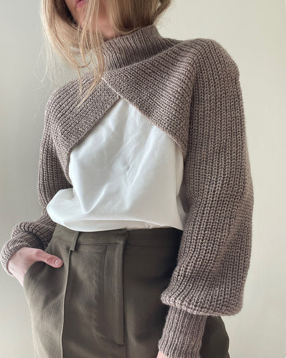 Narae cropped sweater Strikkekit - AEGYOKNIT
