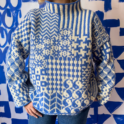 Nordic mix sweater Strikkekit - Laura Dalgaard