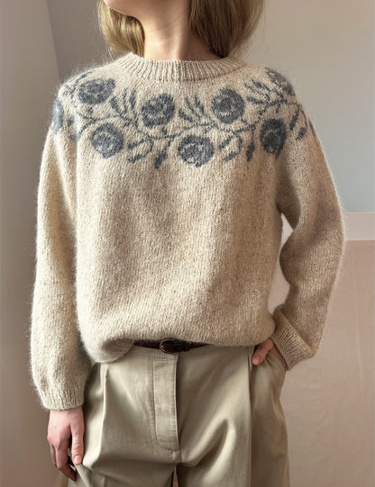 Rosie yoke blouse Strikkekit 2 (Mohair Edition Recy) - Lene Holme Samsøe