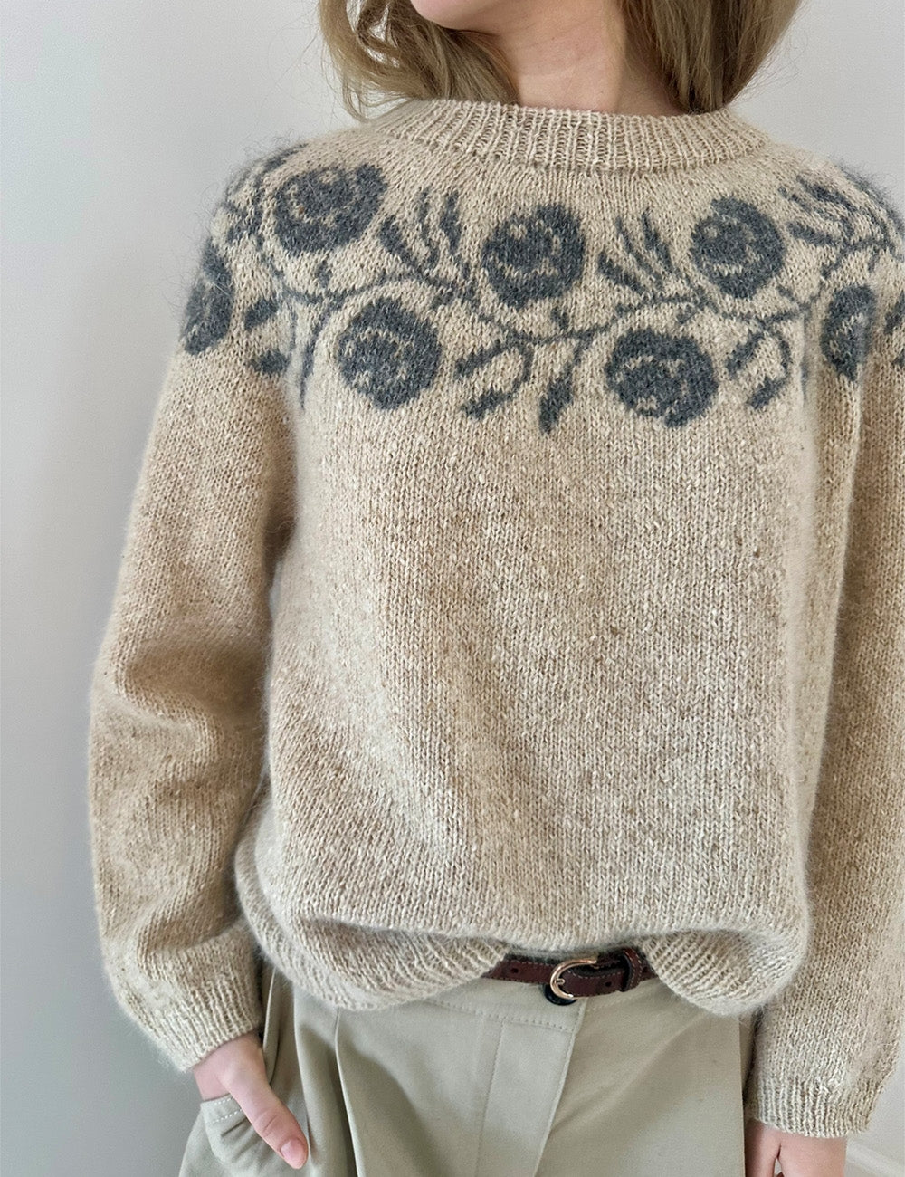 Rosie yoke blouse Strikkekit 2 (Mohair Edition Recy) - Lene Holme Samsøe