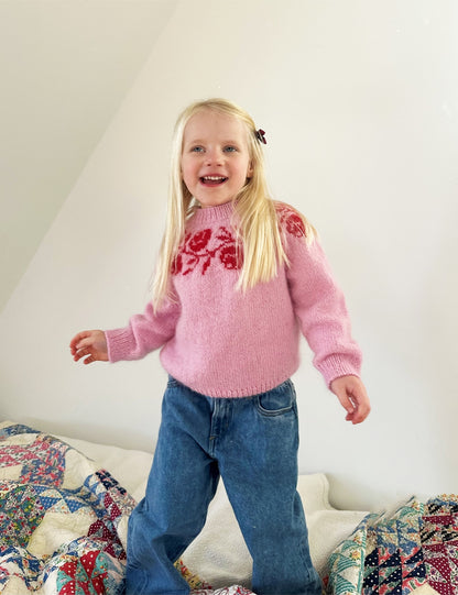 Rosie yoke sweater junior Strikkekit - Lene Holme Samsøe