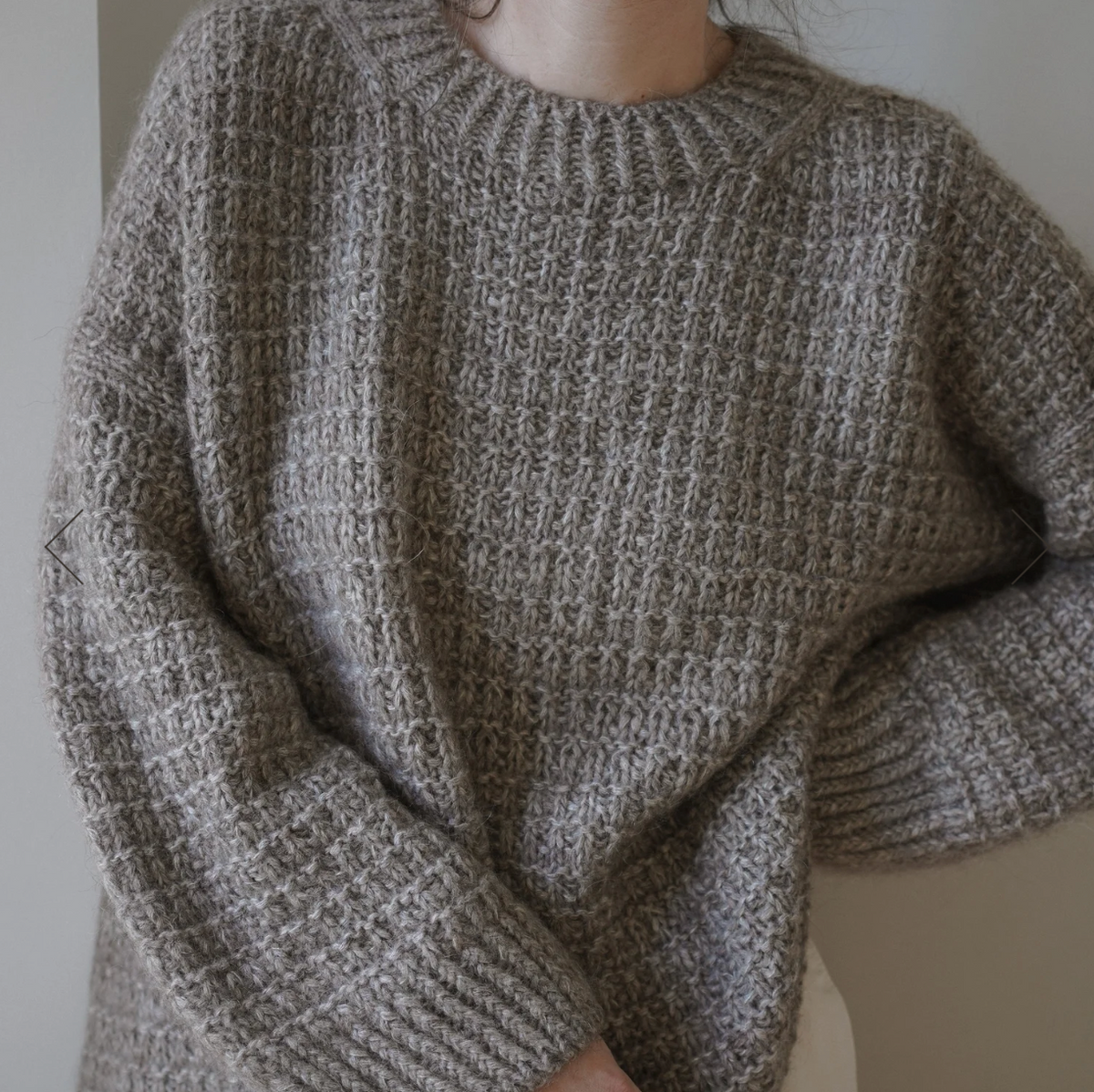 Sylvie sweater strikkekit - Gregoria fibers