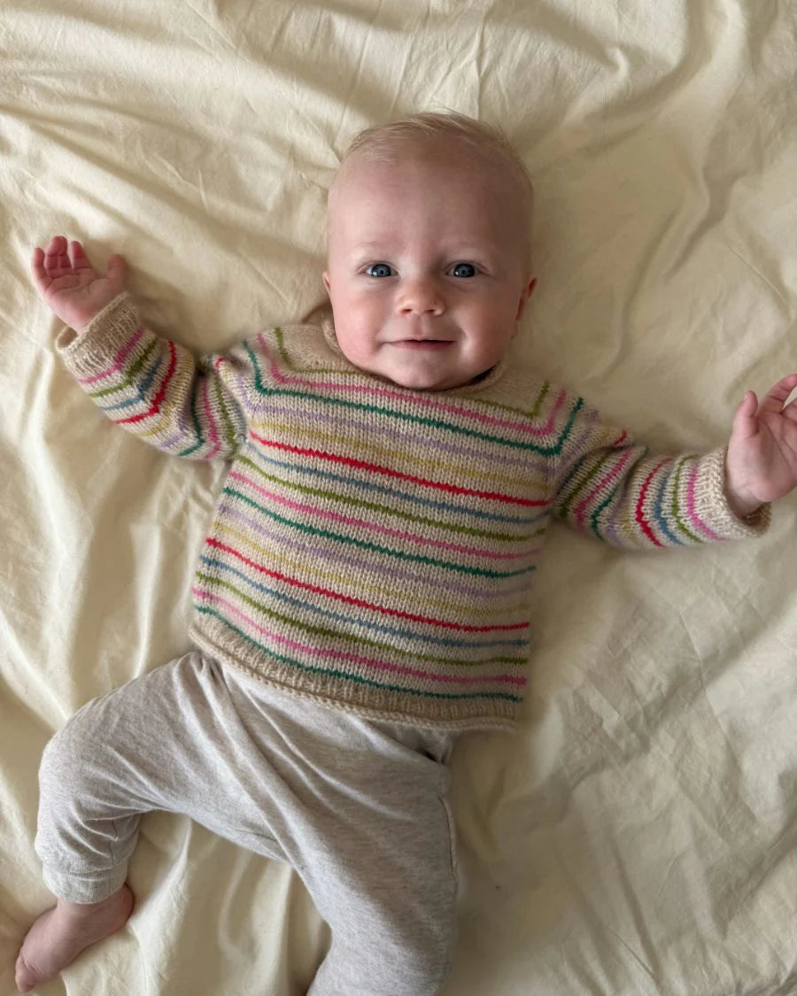 Frankie sweater baby - Petiteknit - Opskrift