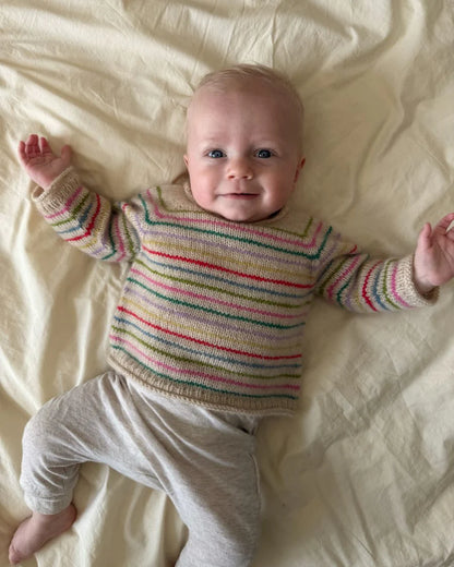 Frankie sweater baby - Petiteknit - Opskrift