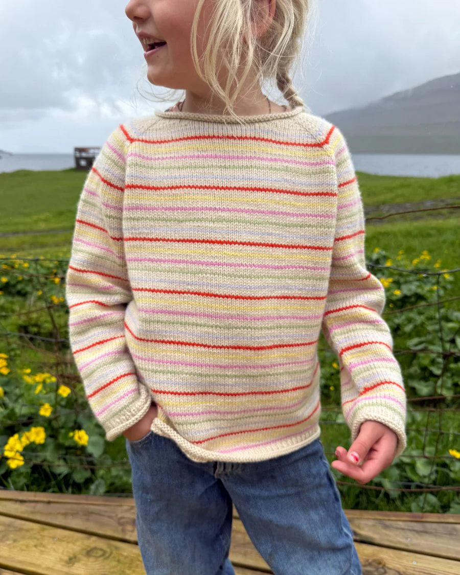 Frankie Sweater Junior strikkekit - Petiteknit