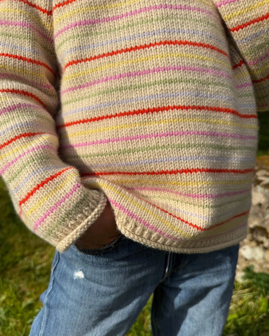 Frankie Sweater Junior strikkekit - Petiteknit