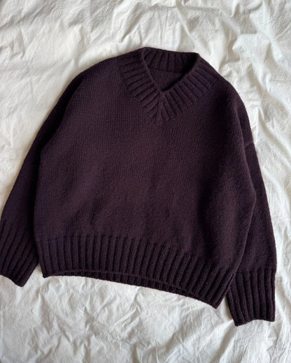 Hannah Sweater V-neck  strikkekit  - Petiteknit