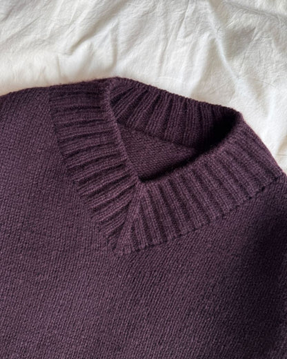 Hannah Sweater V-neck  strikkekit  - Petiteknit