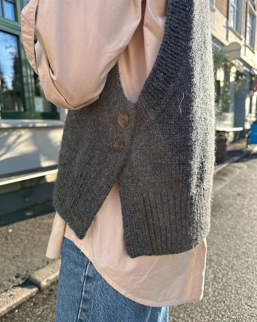 Lulu slipover Strikkekit - Petiteknit