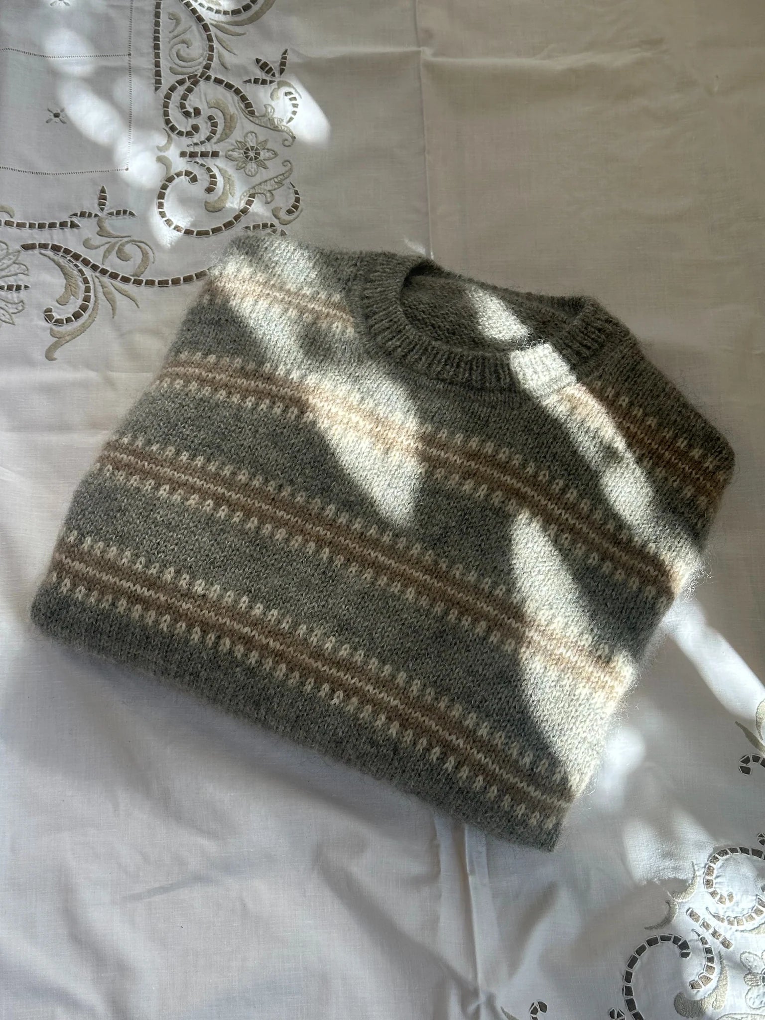 Norma blouse Strikkekit Mohair Recy Edition - My favourite things knitwear