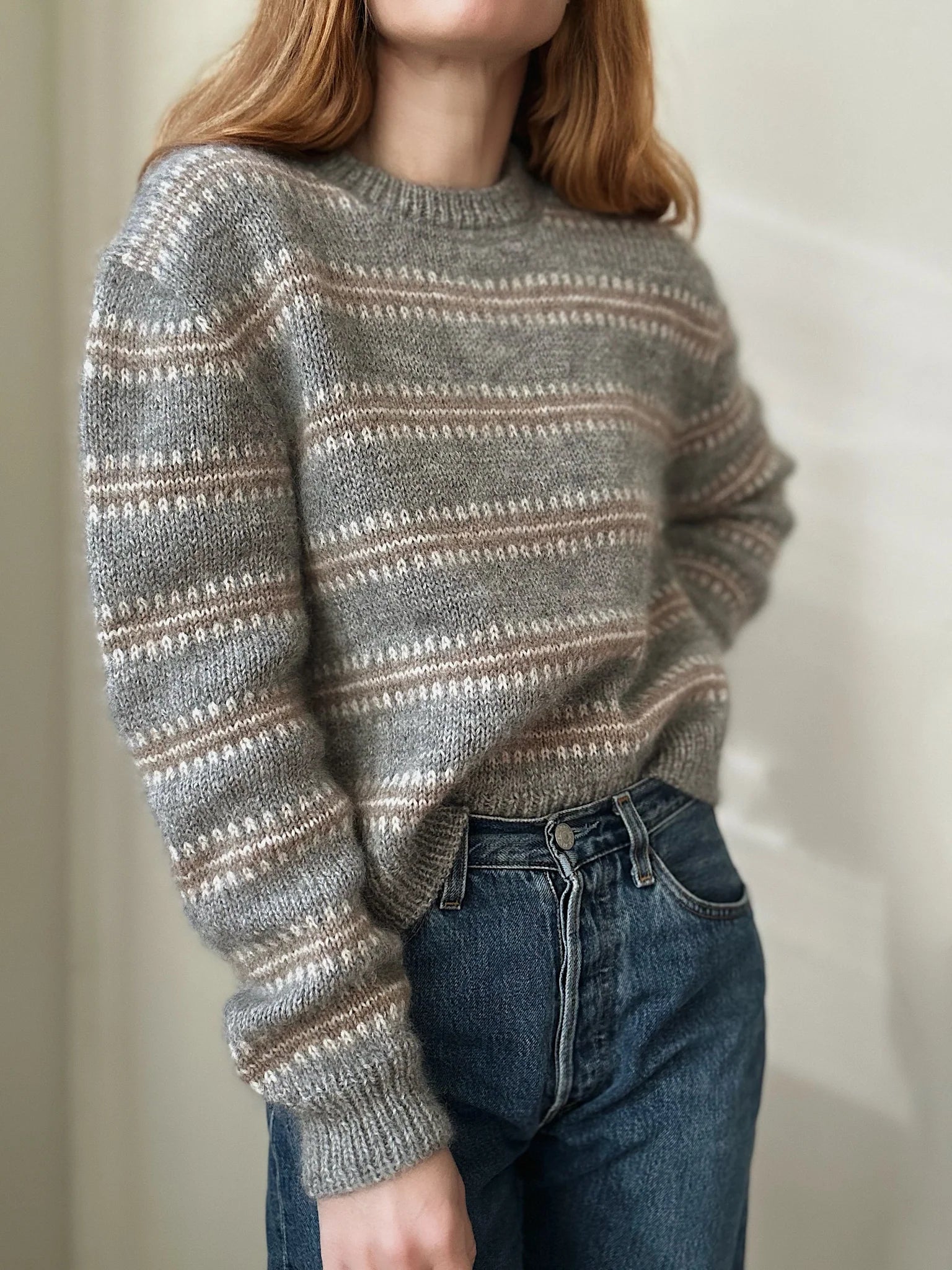 Norma blouse Strikkekit Mohair Recy Edition - My favourite things knitwear