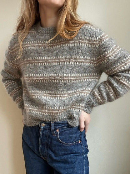 Norma blouse Strikkekit Mohair Recy Edition - My favourite things knitwear