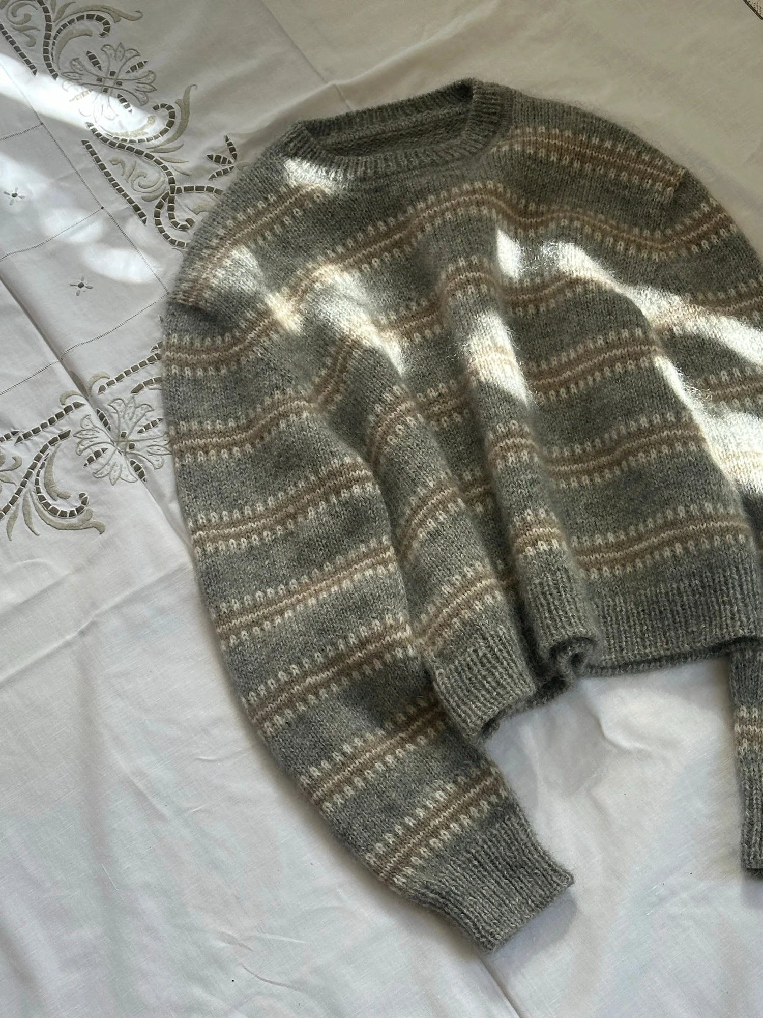 Norma blouse Strikkekit Mohair Recy Edition - My favourite things knitwear