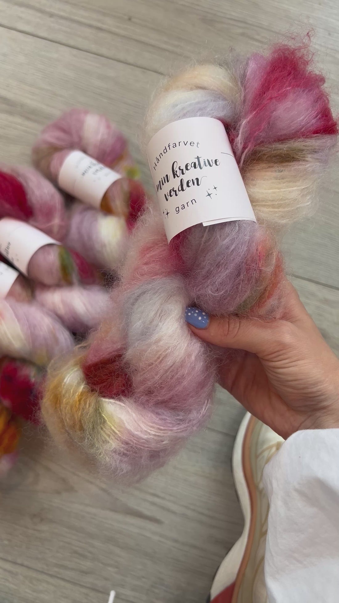 Fat mohair - pink lyng