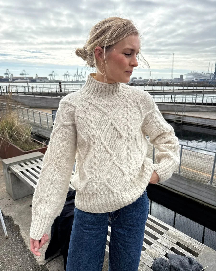 Saga sweater strikkekit - Petiteknit