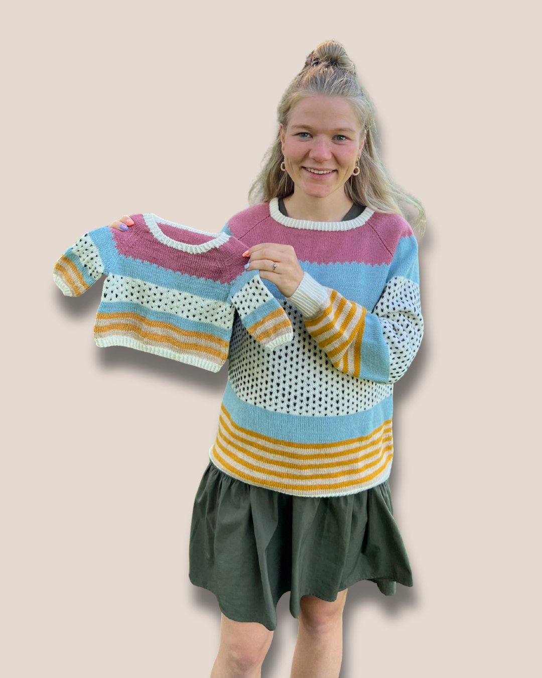 Tunø sweater voksen Strikkekit - Kit Couture