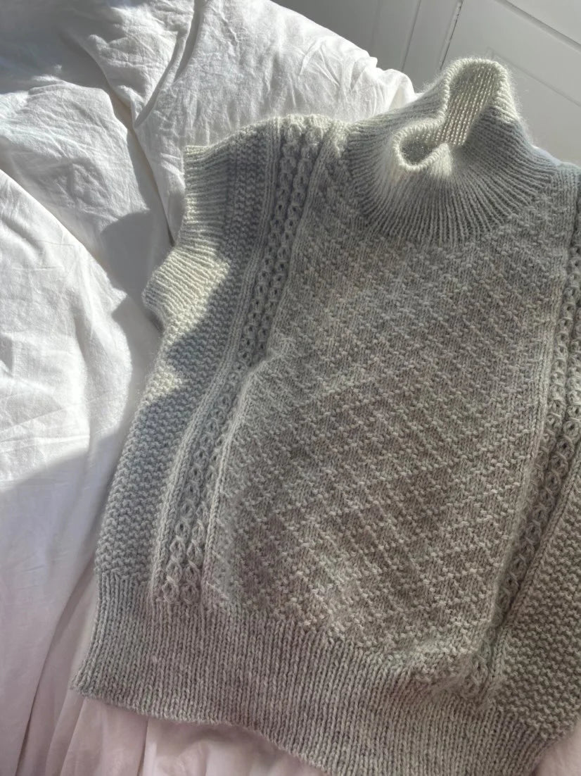 Diamond Structure Vest Strikkekit - Easy as knit