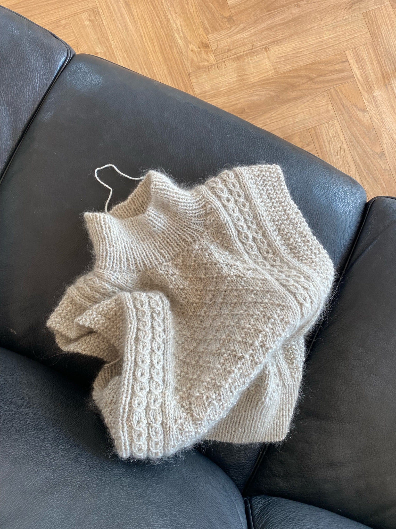 Diamond Structure Vest Strikkekit - Easy as knit