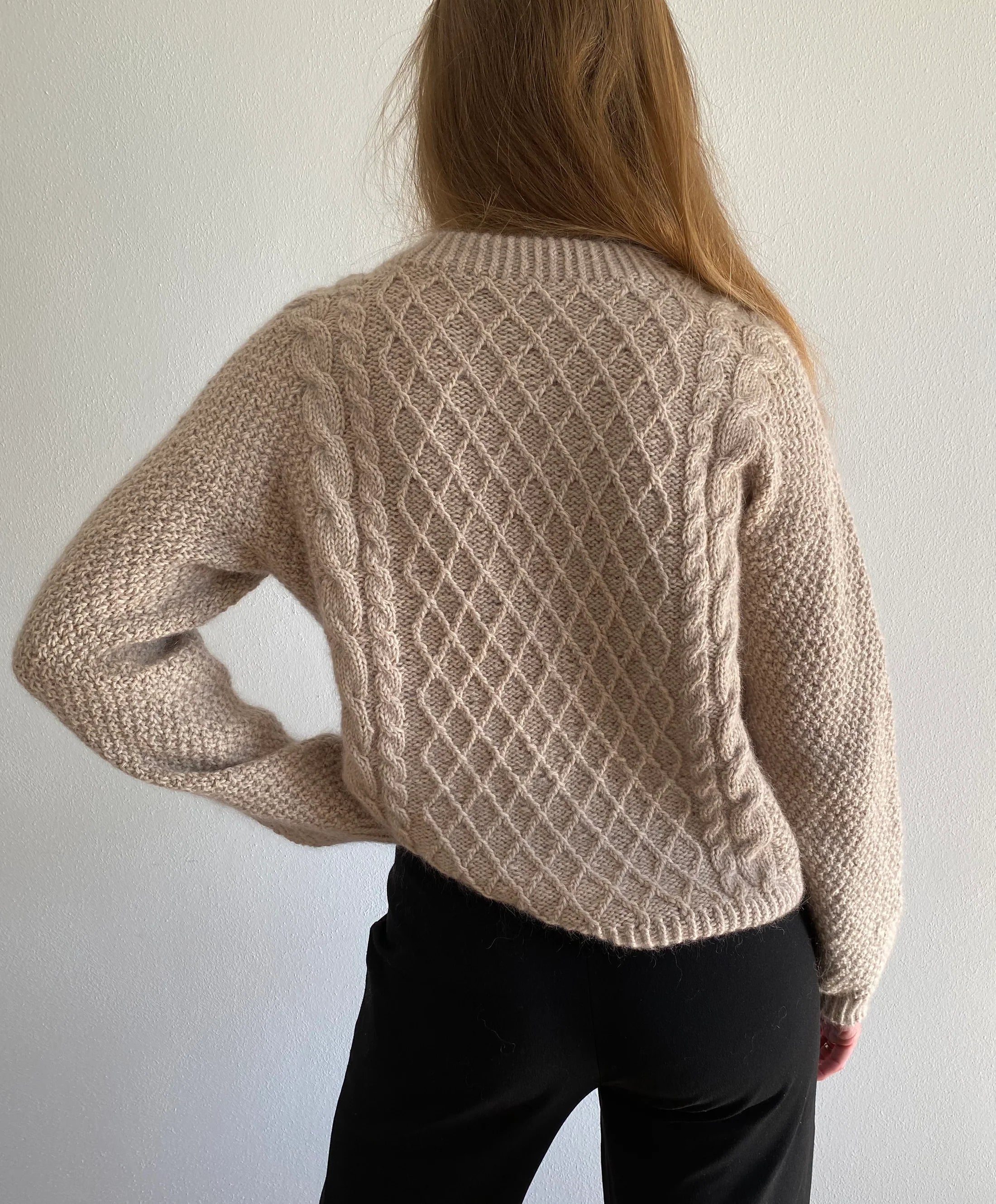 Swirl Sweater chunky Strikkekit - TwinKnits