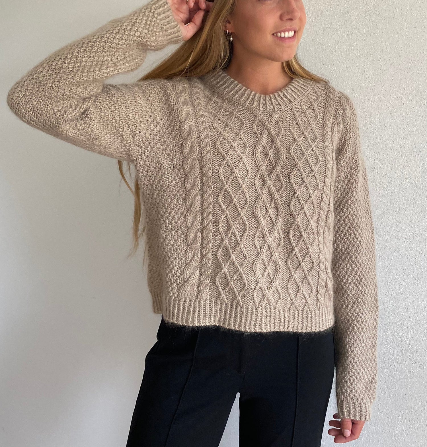 Swirl Sweater chunky Strikkekit - TwinKnits