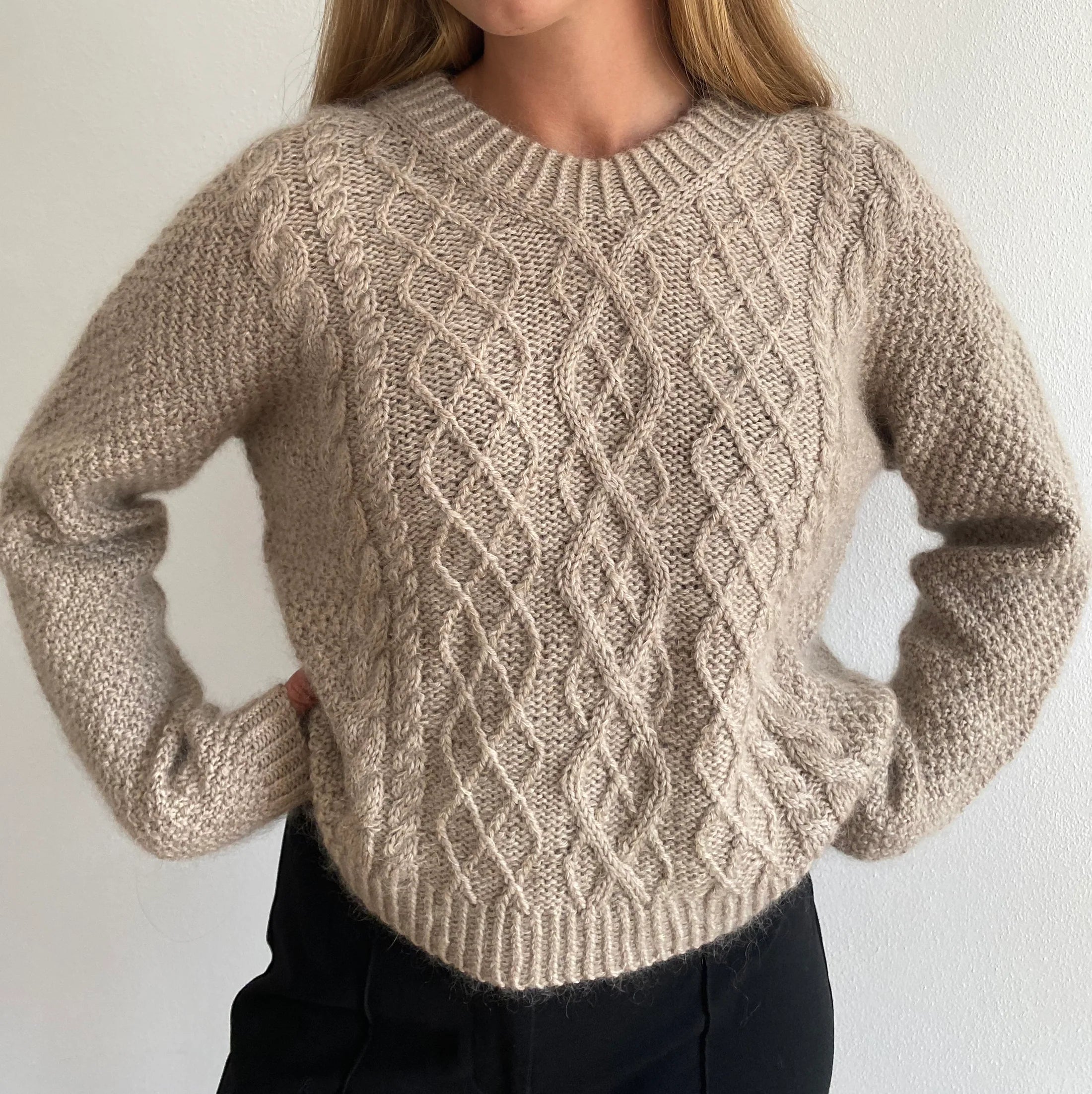 Swirl Sweater chunky Strikkekit - TwinKnits