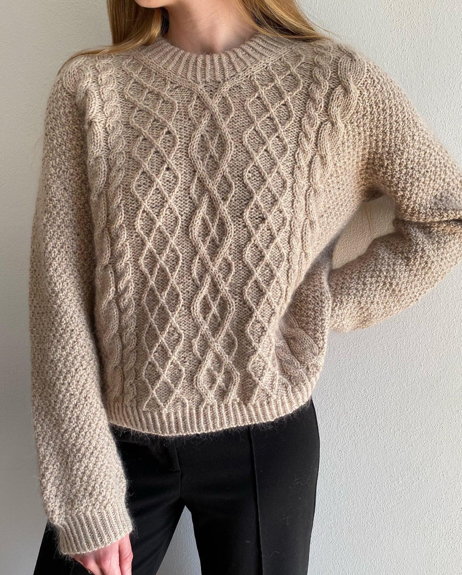 Swirl Sweater chunky Strikkekit - TwinKnits