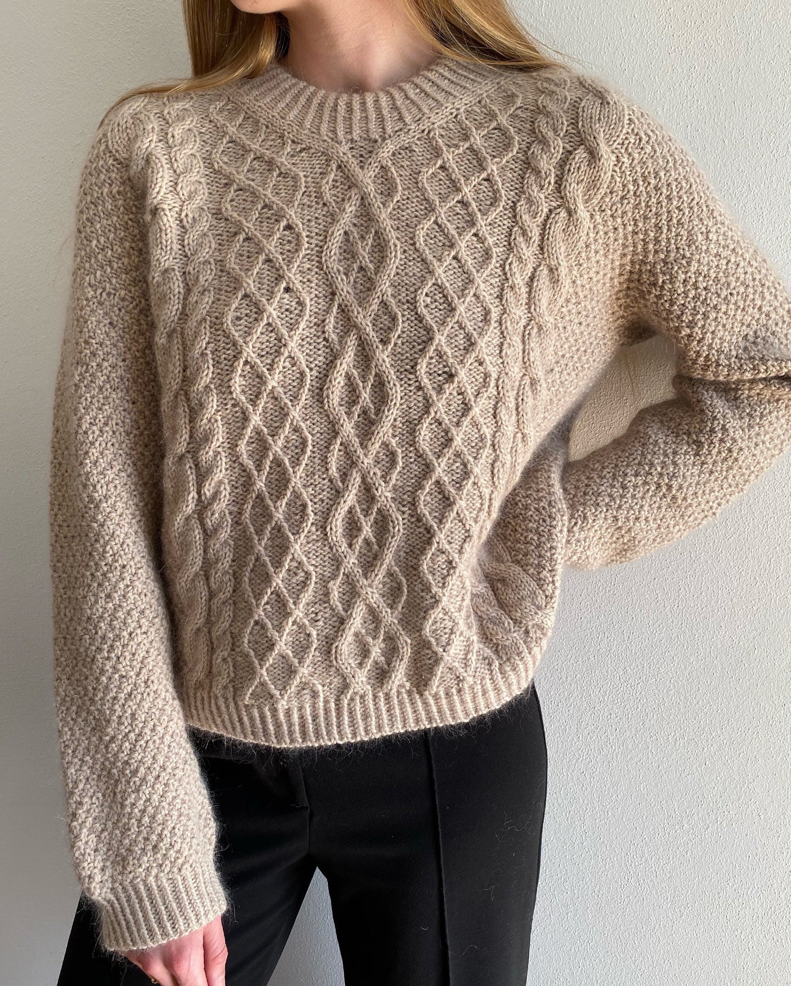 Swirl Sweater chunky Strikkekit - TwinKnits