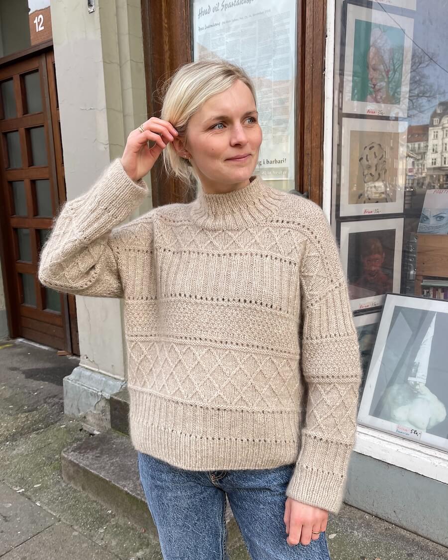 Ingrid Sweater Strikkekit uden mohair - Petiteknit